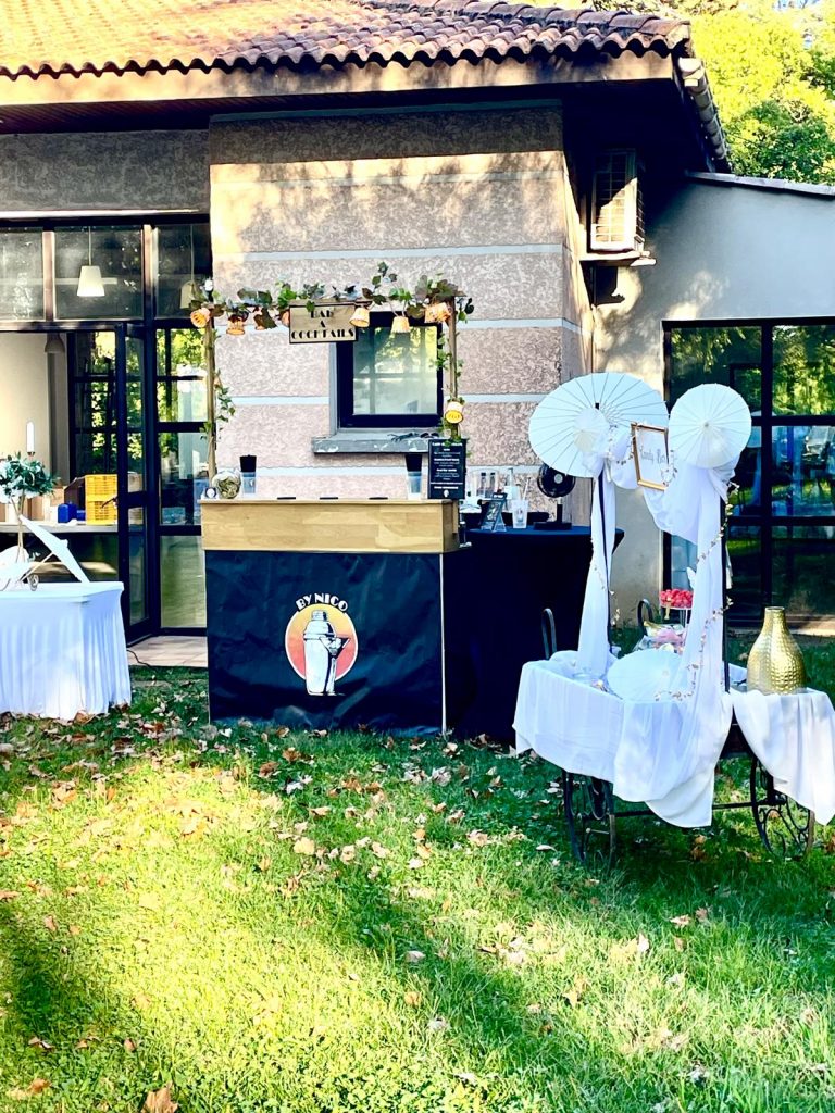 Bar à cocktails pour mariage