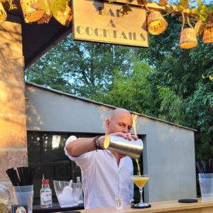 Bar à cocktails pour un baptême