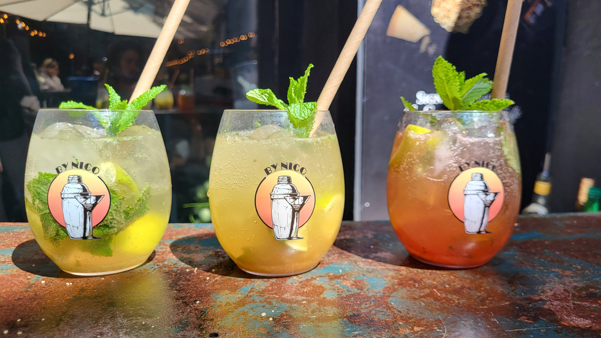 Bar à mojitos mobile pour un évènement d'entreprise dans l'Hérault